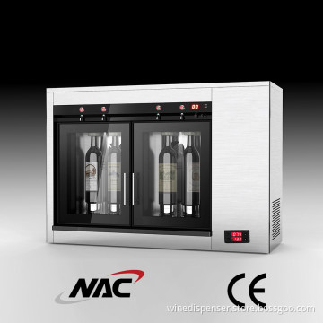 Wine dispenser and preserver portable 4 bottles